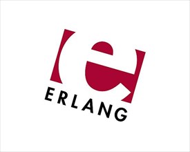 Erlang programming language, rotated logo