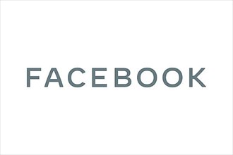 Facebook Inc. logo, white background