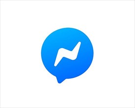 Facebook Messenger, rotated logo