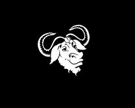 GNU C Library, rotated logo