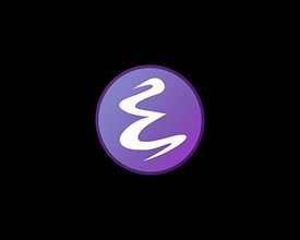 GNU Emacs, rotated logo