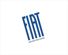 Fiat S. p. A. rotated logo, white background