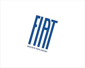 Fiat S. p. A. rotated logo, white background B
