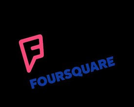 Foursquare City Guide, rotated logo