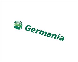 Germania airline, rotated logo