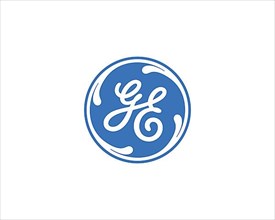 General Electric, rotated logo