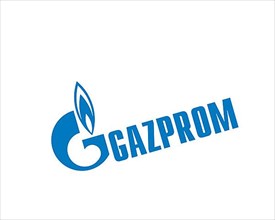 Gazprom, rotated logo