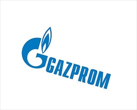 Gazprom, rotated logo