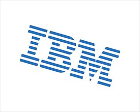 IBM, rotated logo