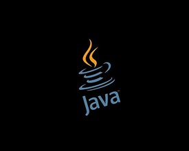 Java programming language, rotated logo