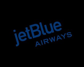 JetBlue, rotated logo