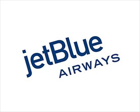 JetBlue, rotated logo