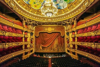Auditorium, Hall in the Opera Garnier at the Palais Garnier
