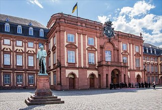 Main portal at the courtyard of honour of the Residenzschloss, Mannheim