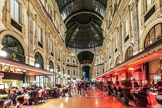 Galleria Vittorio Emanuele II in the evening, Milan