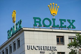 Advertising Rolex watches, Rossmarkt