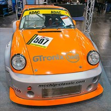 Historic racing car Youngtimer Porsche 911 934 RSR IMSA by tuner McChip-Tuning, Techno Classica fair
