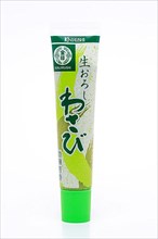 Wasabi, green wasabi paste