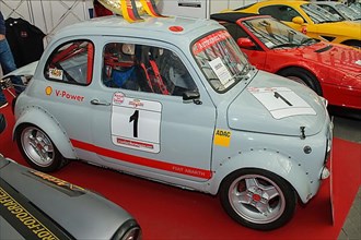 Historic classic racing car sports car classic car Fiat 500 Abarth racing car, Techno Classica trade fair