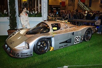 Historic classic racing car Sauber-Mercedes C 9 V8 of racing driver Jochen Mass, 24 Hours of Le Mans overall victory 1989