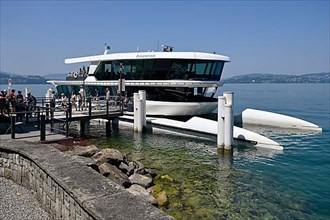 Catamaran Ferry Buergenstock, Switzerland