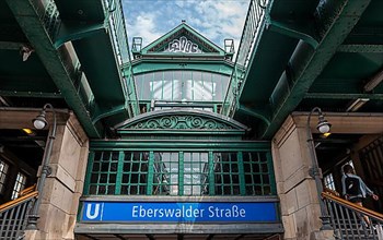 Eberswalder Strasse underground station, Hochbahn