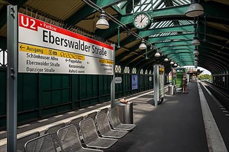 Eberswalder Strasse underground station, Hochbahn