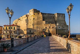 Castel dell Ovo in early morning sun, Naples