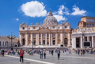 St. Peter's Square with St. Peter's Basilica, Rome