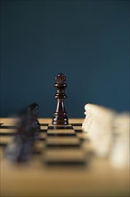 Chess set, wooden pieces