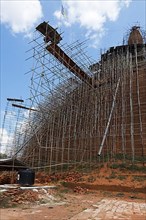 Abhayagiri Dagoba undergoing reconstruction