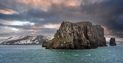 South Shetland Island Entrance to Deception Island Caldera Antarctica