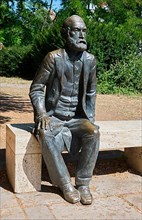 Ernst Abbe Bronze Statue by Klaus-Dieter Locke