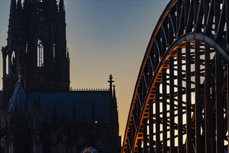 Evening atmosphere at Cologne Cathedral