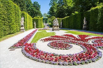 Garden in front of Linderhof Palace