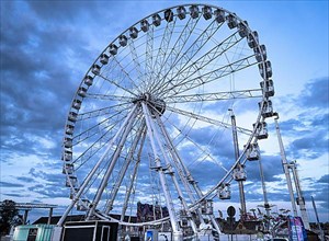 Empty Ferris wheel in Szczecin