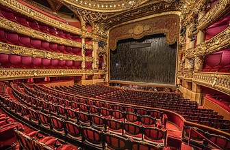 Theatre Hall of the Opera Garnier in Paris