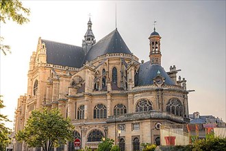 Eglise Saint-Eustache church in the evening light