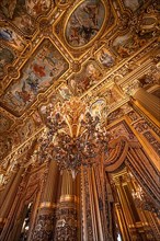 Interior design of the Opera Garnier