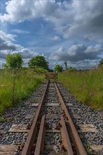Buffer on a disused railway line
