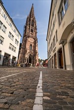 On the road to Freiburg Cathedral