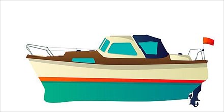 Vector speed boat