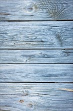 Blue old wooden planks background