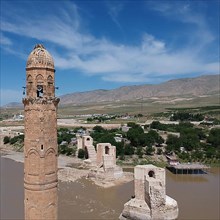 Minaret in Hasankeyf