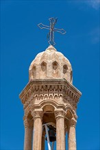 Bell tower of Virgin Mary Monastery in Midyat
