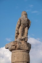 Eagle statue at Karakus Tumulus
