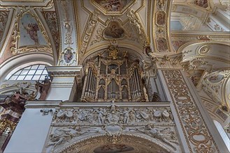 Organ loft of the Basilica St. Lorenz
