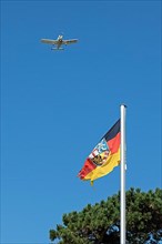 Aircraft taking off