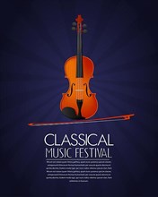 Concept for classical music festival flyer