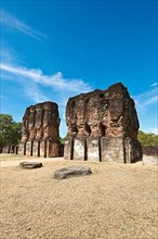 Ancient Royal Palace ruins. Pollonaruwa